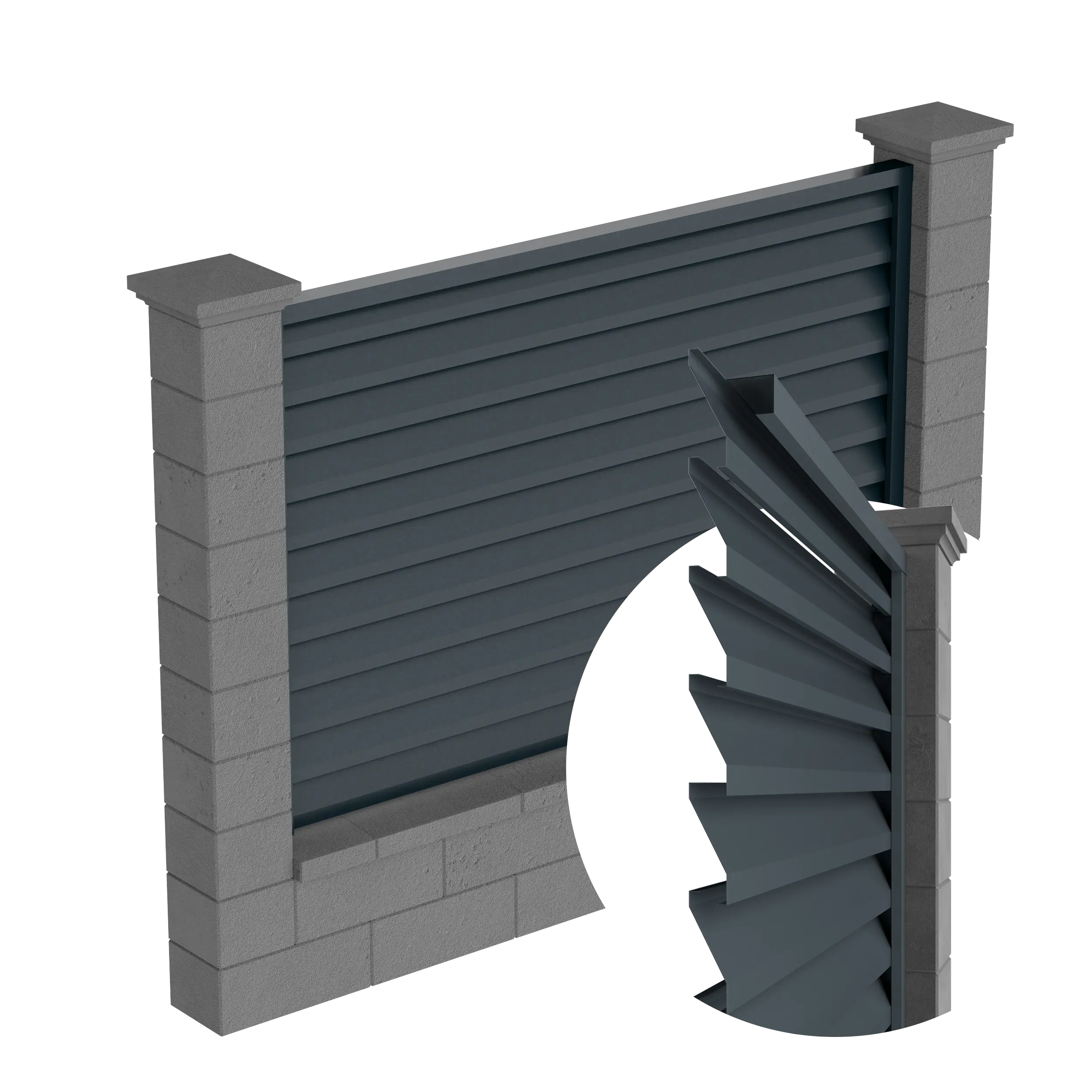 Gard metalic Metallic Group tip jaluzea